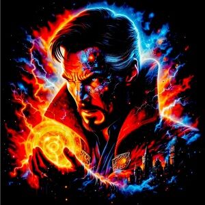 Marvel avenger printed on t-shirt